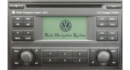 VW MCD Navigation fejegység